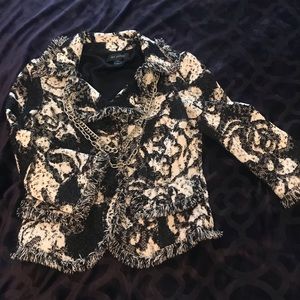 Stunning St John cropped jacket with fringe